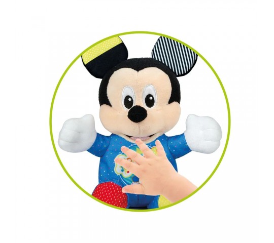 Бебешка играчка Мики Маус със звук и светлина Плюшен Mickey Mouse със звук и светлина