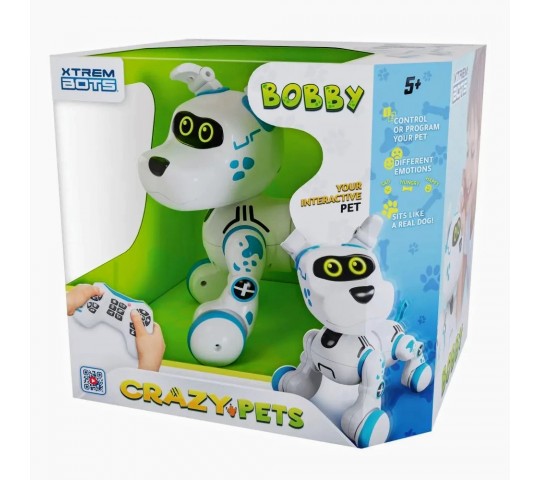 XTREM BOTS Робот Куче BOBBY с дистанционно Играчка Робот Куче BOBBY XTREM BOTS
