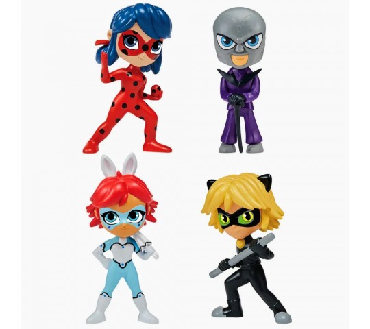 Калинката и Котарака Фигура Chibi с магическа трансформация MIRACULOUS Малка фигура с магическо преобразяване