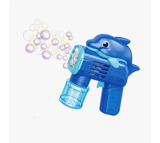 Играчка пистолет делфин за сапунени балончета Wanna Bubbles бластер делфин – цветни сапунени мехурчета