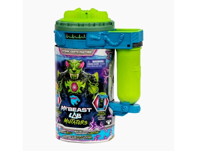 Камера с пантера Mr Beast Atomic Earth Panther Играчка камера за мутации с Atomic Earth Panther