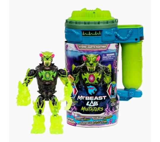 Камера с пантера Mr Beast Atomic Earth Panther Играчка камера за мутации с Atomic Earth Panther