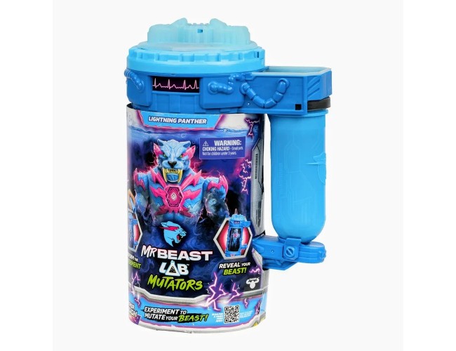 Играчка камера с пантера Mr Beast Lightning Panther Комбинирана камера за мутации с Lightning Panther фигурка