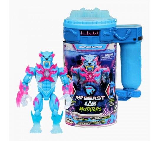 Играчка камера с пантера Mr Beast Lightning Panther Комбинирана камера за мутации с Lightning Panther фигурка