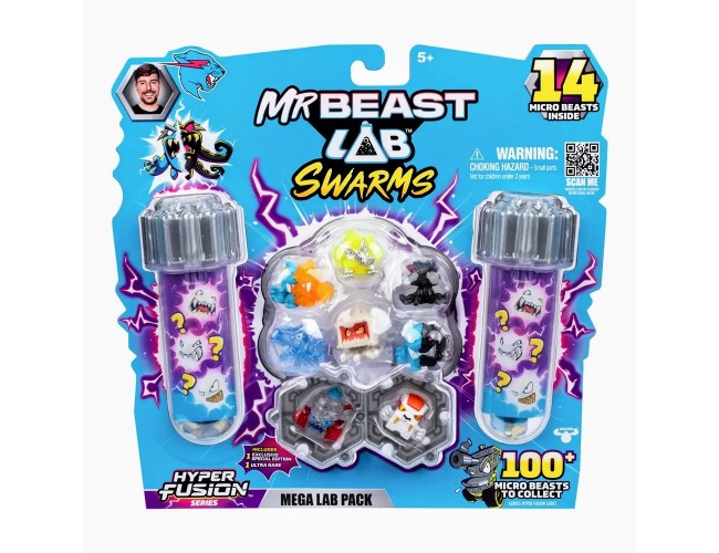 Микрозверове Mr Beast Swarms комплект 14 броя