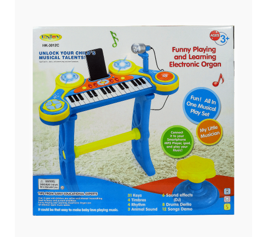 Детско пиано Electronic Organ със столче