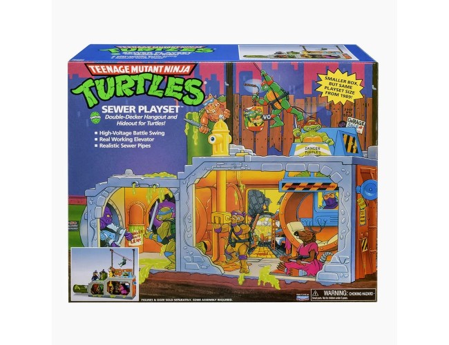 TMNT Убежище на костенурките с тайни проходи и фигурки