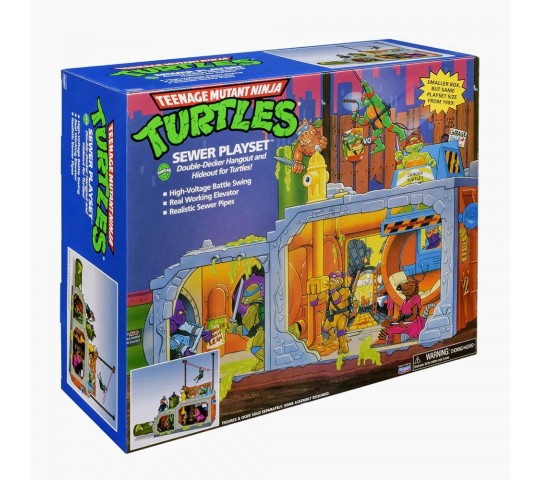 TMNT Убежище на костенурките с тайни проходи и фигурки