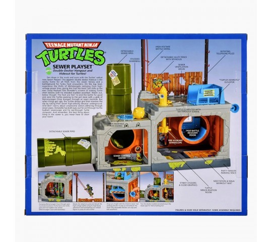 TMNT Убежище на костенурките с тайни проходи и фигурки