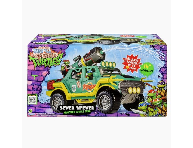 Играчка Танк с водно оръдие Sewer Spewer TMNT Танк на костенурките нинджа с водно оръдие
