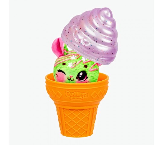 Плюшена играчка с аромат във сладоледена фунийка YUM YUMZ Играчка Yum Yumz ароматизиран плюшен любимец във сладолед
