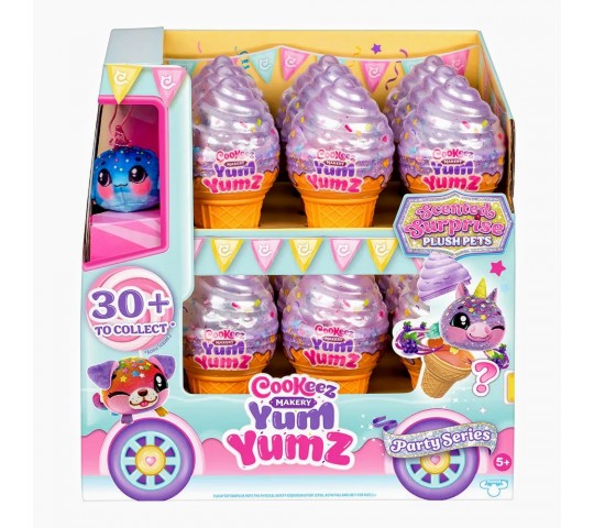 Плюшена играчка с аромат във сладоледена фунийка YUM YUMZ Играчка Yum Yumz ароматизиран плюшен любимец във сладолед