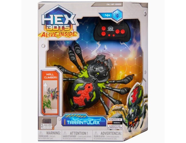 Играчка Робот Паяк Tarantulax катерещ се по стени HEX BOTS