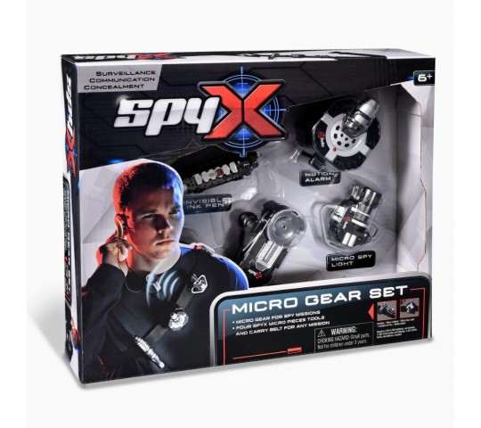 SPY X Детски комплект с шпионски принадлежности SPY-X колан с шпионски принадлежности за деца