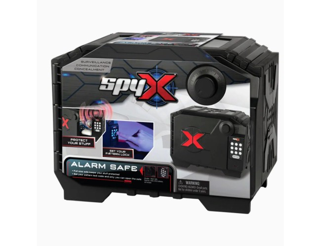 Детски сейф с код, аларма и авариен ключ SPY-X сейф с графичен ключ за деца