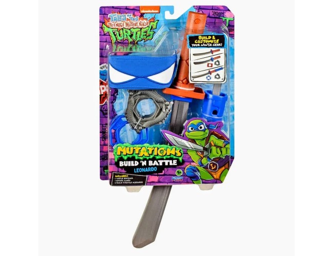 TMNT Костенурките нинджа - Оръжие с маска за очи TMNT Комплект оръжие на Костенурките Нинджа с маска