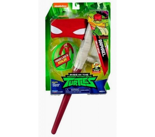 TMNT Костенурките нинджа - Оръжие с маска за очи TMNT Комплект оръжие на Костенурките Нинджа с маска