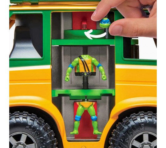 Играчка Ван на костенурките нинджа за мутация TMNT ван-станция за мутация с фигурки