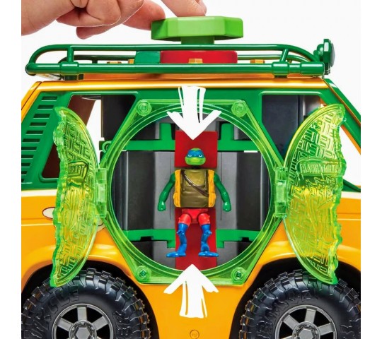 Играчка Ван на костенурките нинджа за мутация TMNT ван-станция за мутация с фигурки