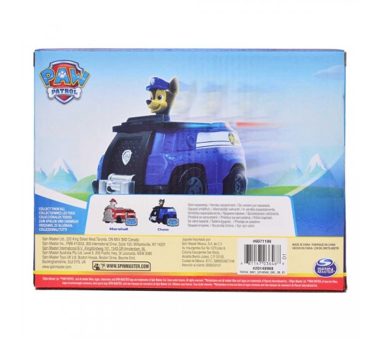 PAW PATROL Кола Radio/C с дистанционно управление – играчка с Чейс или Маршал