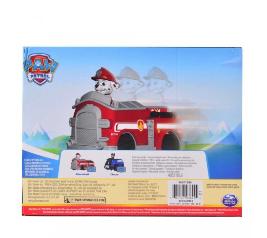 PAW PATROL Кола Radio/C с дистанционно управление – играчка с Чейс или Маршал