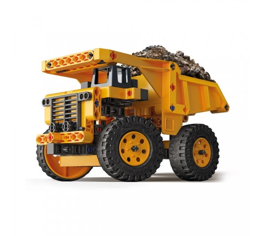 Конструктор за сглобяване на камион самосвал Clementoni Mechanics Laboratory Clementoni Mechanics Laboratory Конструктор Камион Самосвал със 150 части