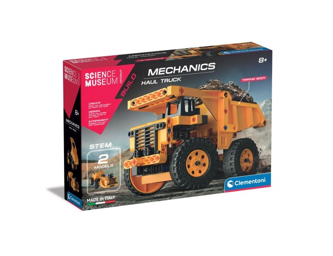 Конструктор за сглобяване на камион самосвал Clementoni Mechanics Laboratory Clementoni Mechanics Laboratory Конструктор Камион Самосвал със 150 части