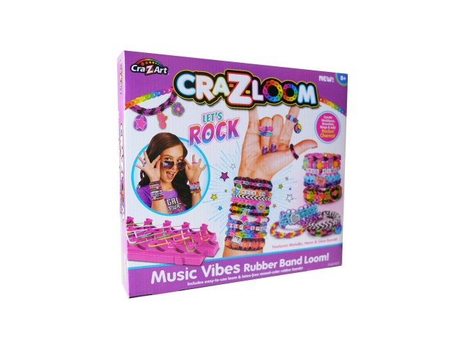 Cra-Z-Art Направи си гривни Rock N Roll – комплект със стан и ластичета
