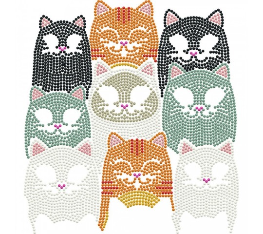 Diamond Dotz Диамантен гоблен Cat с 4090 диаманта и писалка за нанасяне