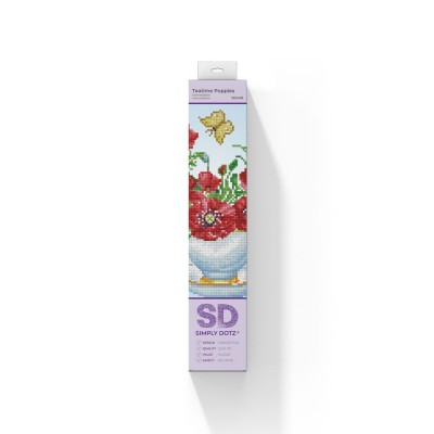 Diamond Dotz Диамантен гоблен Teatime Poppies 5851 диаманта Diamond Dotz Диамантен гоблен Teatime Poppies 5851 диаманта