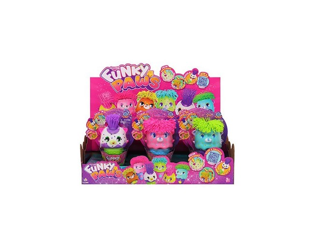 Funky Paws Изскачащо Сладурче в Конус с разтеглива силиконова коса