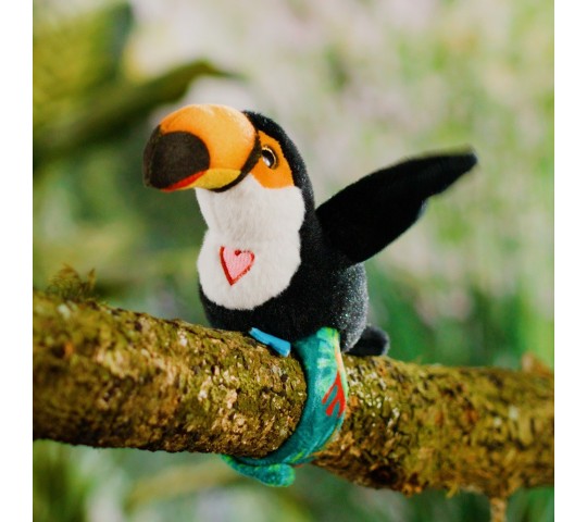 Happy Yappers Интерактивно Пиле Toucan – плюшена птичка, която пее и повтаря думи