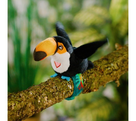 Happy Yappers Интерактивно Пиле Toucan – плюшена птичка, която пее и повтаря думи