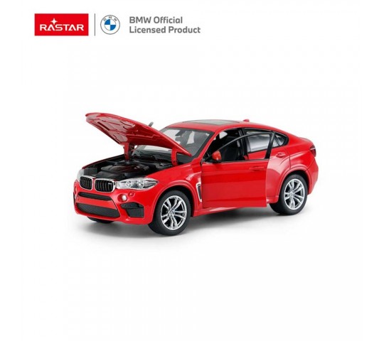 Rastar Die cast Джип BMW X6M 1:24 с отворени врати и капак
