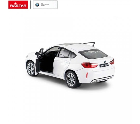 Rastar Die cast Джип BMW X6M 1:24 с отворени врати и капак