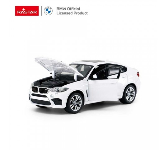 Rastar Die cast Джип BMW X6M 1:24 с отворени врати и капак