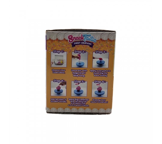 Творчески комплект Snack Tastic Вкусотии Кексчета Snack Tastic Декоративни Вкусотии Кексчета – комплект за украса на кексчета с крем и поръски