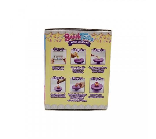 Комплект Snack Tastic за украса на макарони с еднорози Snack Tastic Декоративни Вкусотии Макарони – творчески комплект за декорация